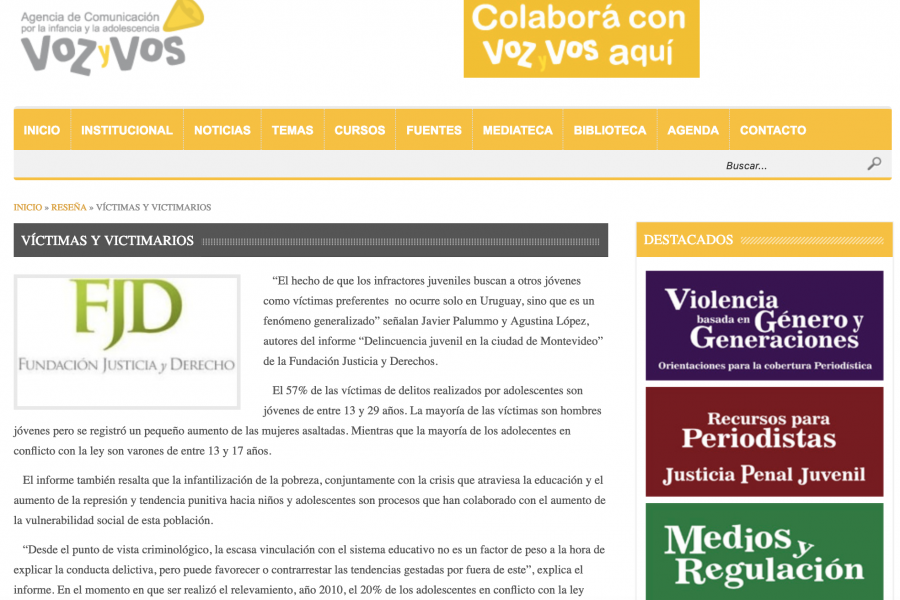 Víctimas y victimarios. 28 de octubre 2013 | Voz y vos